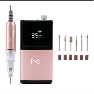 New M - E-ZDrill Rechargeable Electric Nail Drill 35k RPM Smart Speed & Portable